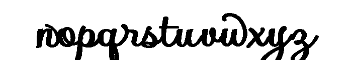 ZP Halloween Elegance Expanded Bold Font LOWERCASE