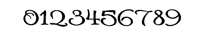 ZP Halloween Elegance Expanded Font OTHER CHARS