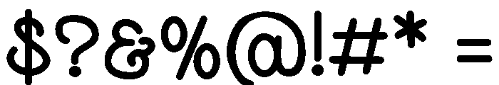 ZP Hamster Cupcake Bold Font OTHER CHARS