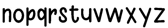 ZP Hamster Cupcake Bold Font LOWERCASE