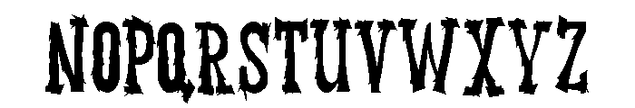 ZP Hobgobbies Condensed Font UPPERCASE