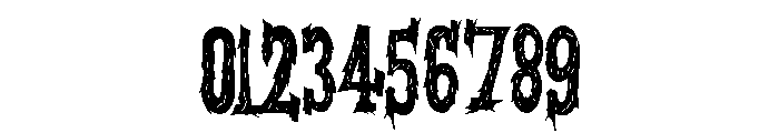 ZP Hobgobbies Hairy Condensed Font OTHER CHARS