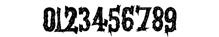 ZP Hobgobbies Hairy Font OTHER CHARS