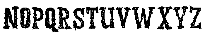 ZP Hobgobbies Hairy Font LOWERCASE