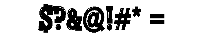 ZP Hootenanny Too Font OTHER CHARS