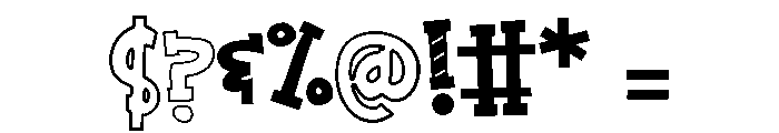 ZP Hoppity Block Font OTHER CHARS