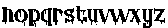ZP Hughley Horror Condensed Font LOWERCASE