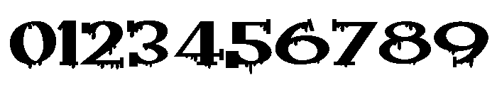 ZP Hughley Horror Expanded Font OTHER CHARS