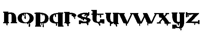 ZP Hughley Horror Expanded Font LOWERCASE