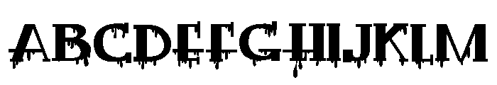ZP Hughley Horror Font UPPERCASE