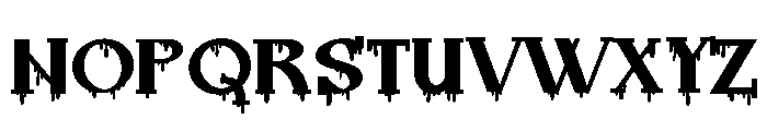 ZP Hughley Horror Font UPPERCASE