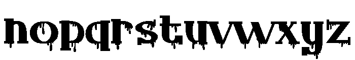 ZP Hughley Horror Font LOWERCASE
