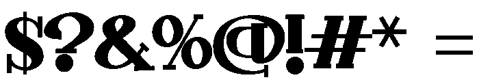 ZP Hughrah Font OTHER CHARS