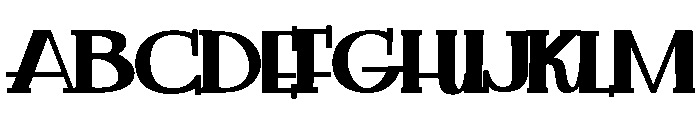 ZP Hughrah Font UPPERCASE