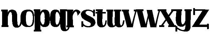 ZP Hughrah Font LOWERCASE