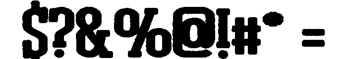 ZP Husky Dory Font OTHER CHARS