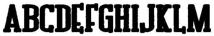 ZP Husky Dory Font UPPERCASE