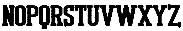 ZP Husky Dory Font UPPERCASE