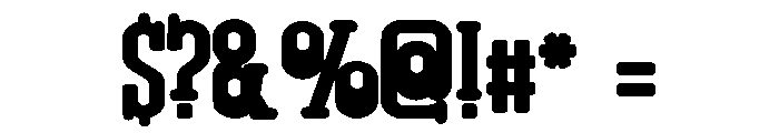ZP Hustlemania Font OTHER CHARS