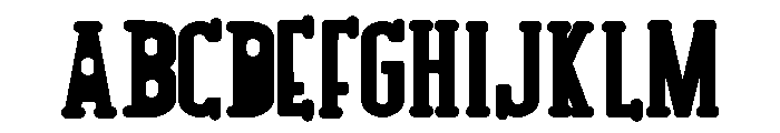 ZP Hustlemania Font UPPERCASE