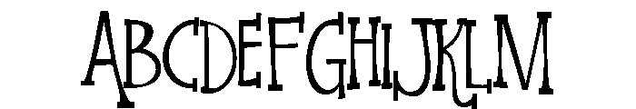 ZP Ice Cream Alley Condensed Font UPPERCASE