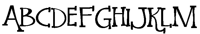 ZP Ice Cream Alley Expanded Font UPPERCASE