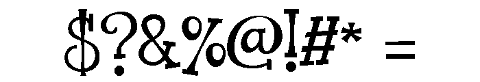 ZP Ice Cream Alley Font OTHER CHARS