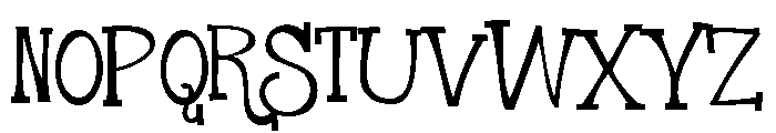 ZP Ice Cream Alley Font UPPERCASE