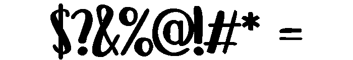 ZP Incongruous Bold Font OTHER CHARS