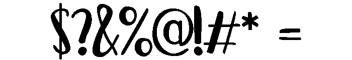 ZP Incongruous Font OTHER CHARS