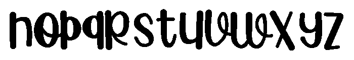 ZP Incongruous Font LOWERCASE
