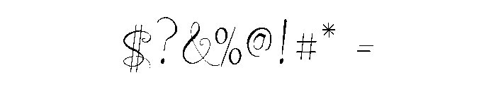 ZP Influential Light Font OTHER CHARS