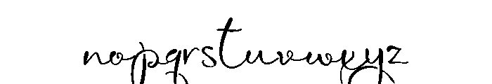ZP Influential Stencil Expanded Font LOWERCASE