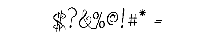 ZP Influential Stencil Font OTHER CHARS