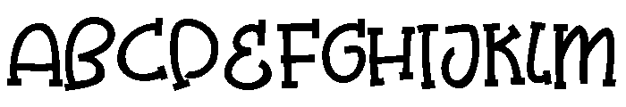 ZP Intercept Font UPPERCASE