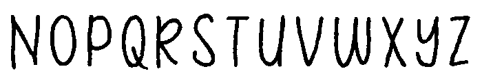 ZP Irish Doodle Bold Font LOWERCASE