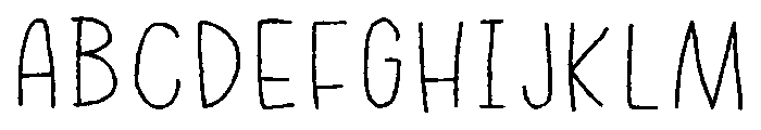 ZP Irish Doodle DemiBold Font UPPERCASE