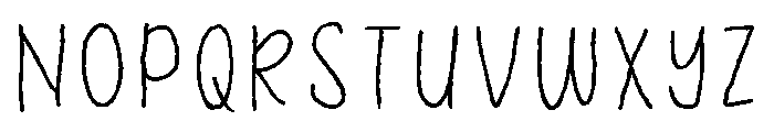 ZP Irish Doodle DemiBold Font LOWERCASE