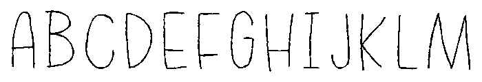 ZP Irish Doodle Font UPPERCASE