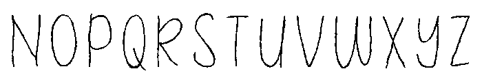 ZP Irish Doodle Font LOWERCASE