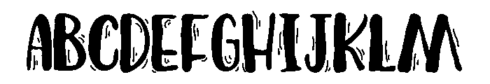 ZP Irish Jig Jiggle Font UPPERCASE