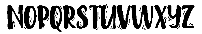 ZP Irish Jig Jiggle Font UPPERCASE
