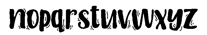 ZP Irish Jig Jiggle Font LOWERCASE