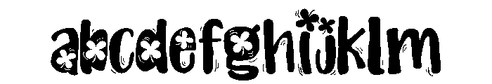 ZP Irish Jig Shamrock FONT