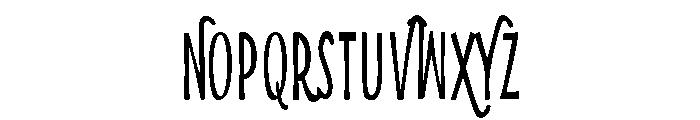 ZP Jack and the Beanstalk Condensed Light Font UPPERCASE