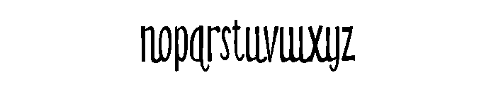ZP Jack and the Beanstalk Condensed Light Font LOWERCASE