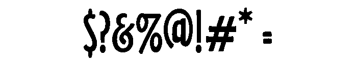 ZP Jack and the Beanstalk Condensed Font OTHER CHARS