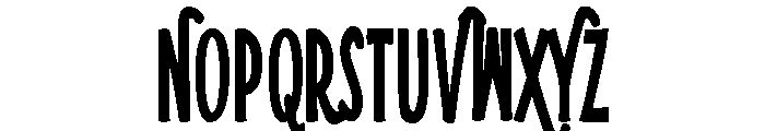 ZP Jack and the Beanstalk Condensed Font UPPERCASE
