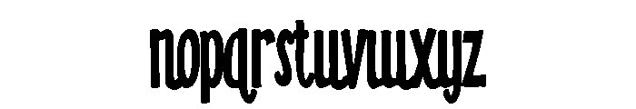 ZP Jack and the Beanstalk Condensed Font LOWERCASE
