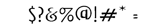 ZP Jack and the Beanstalk Expanded Light Font OTHER CHARS